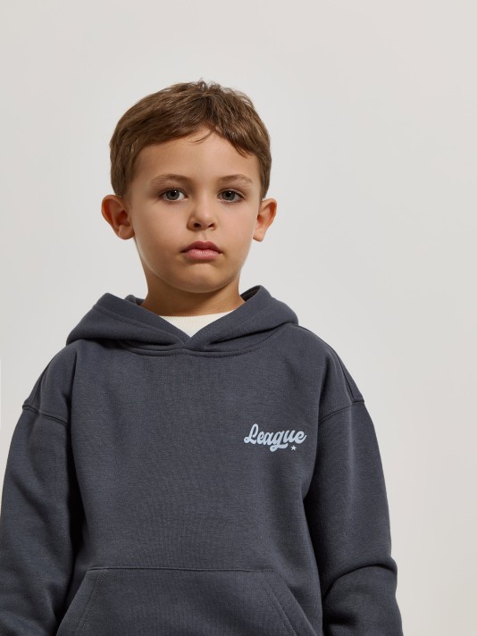 Sweatshirt com carapuço estampada Sweatshirt com carapuço estampada