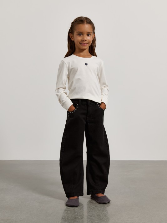 Cal�as de ganga balloon fit com tachas