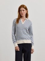 Polo de malha às riscas Polo de malha às riscas
