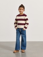 Camisola de malha �s riscas
