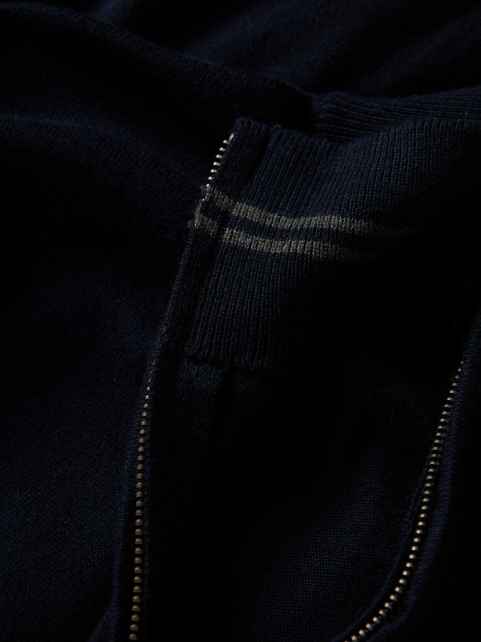 Camisola de malha com fecho Camisola de malha com fecho