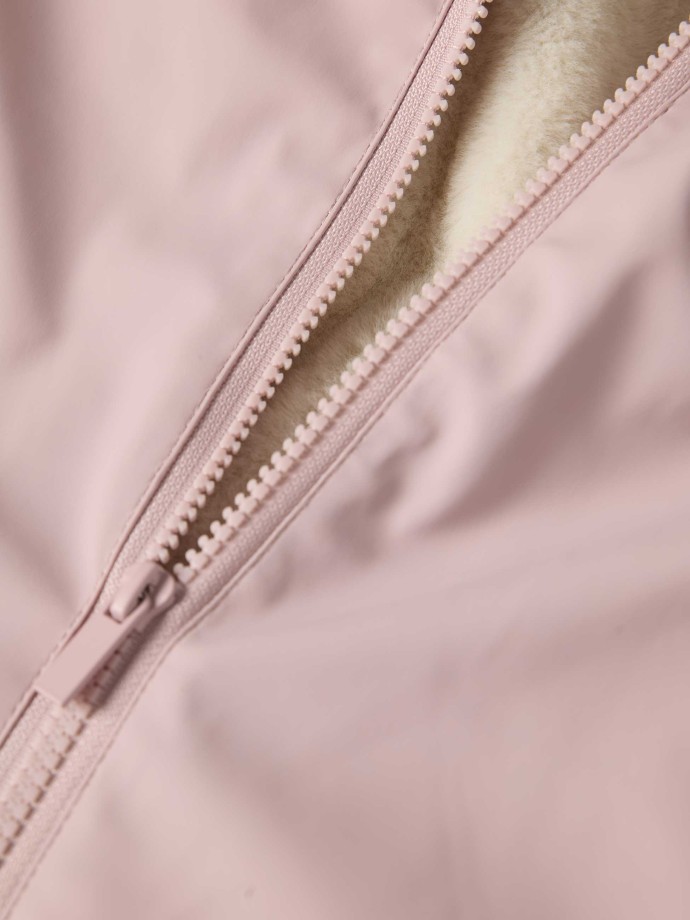 Parka com carapuço e pelo Parka com carapuço e pelo