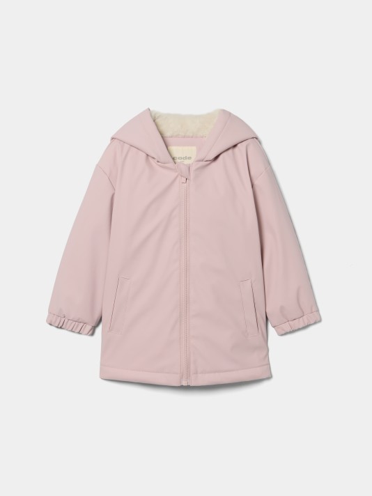 Parka com carapu�o e pelo