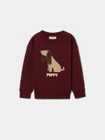 Sweatshirt com aplicação bordada Sweatshirt com aplicação bordada