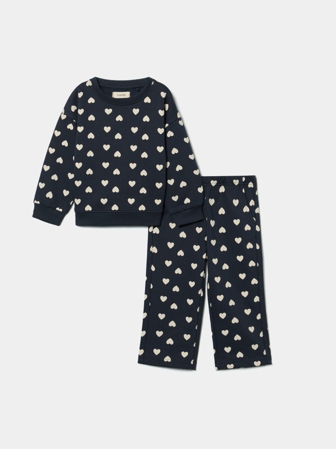 Conjunto de fato de treino estampado