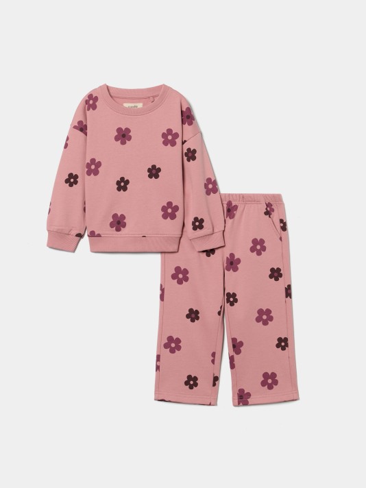 Conjunto de fato de treino estampado