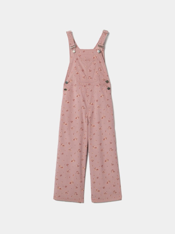 Jardineiras com estampado floral