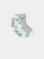Pack de 3 pares de meias 'Snoopy'