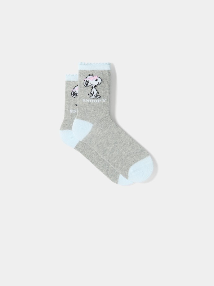 Pack de 3 pares de meias 'Snoopy'