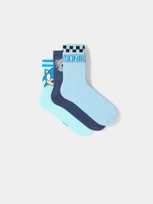 Pack de 3 meias 'Sonic' Pack de 3 meias 'Sonic'