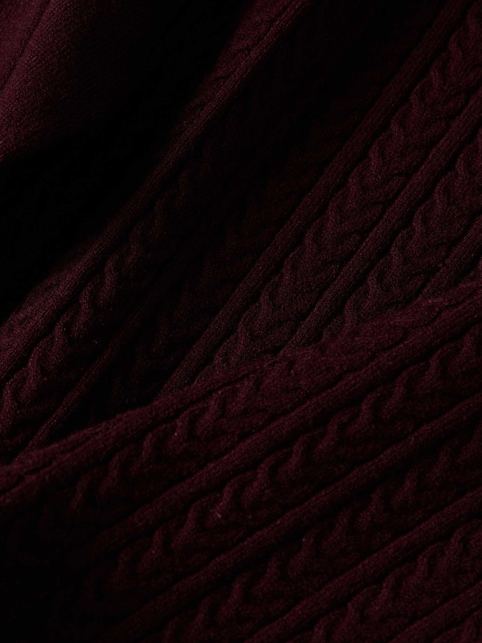 Camisola de malha com tranças Camisola de malha com tranças