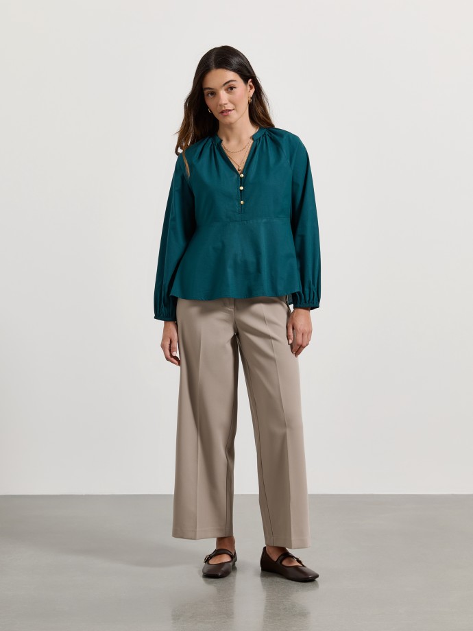 Blusa com bot�es