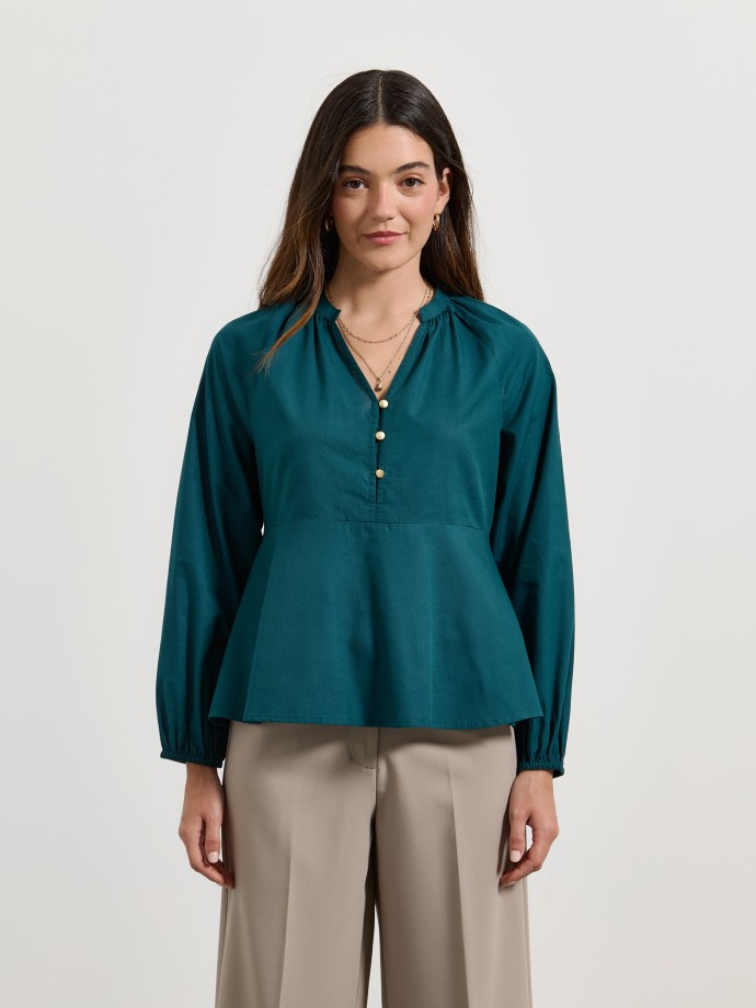 Blusa com bot�es