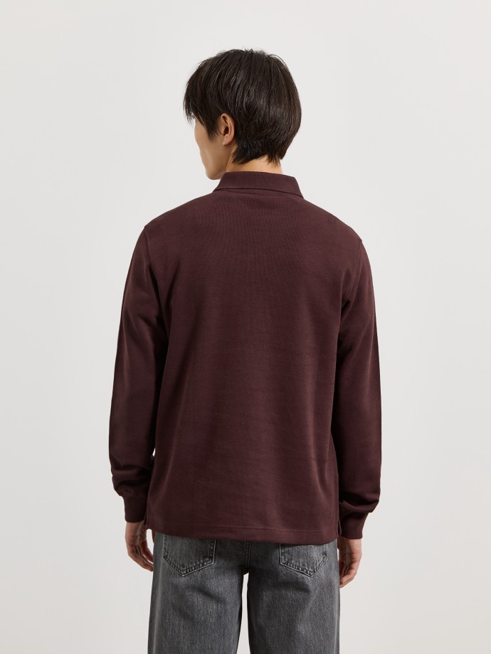 Polo de manga comprida