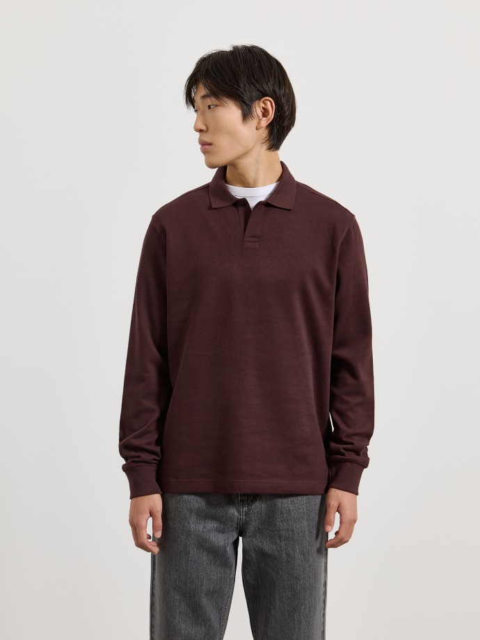 Polo de manga comprida