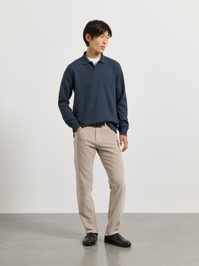 Polo de manga comprida