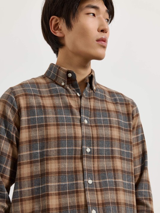 Camisa de flanela xadrez