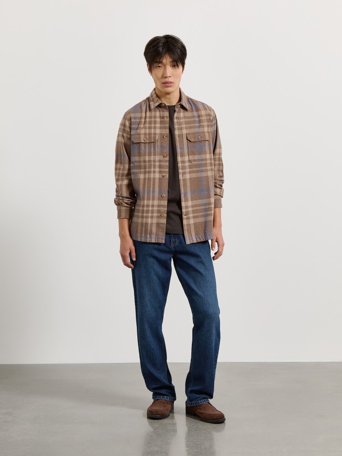 Camisa de flanela xadrez