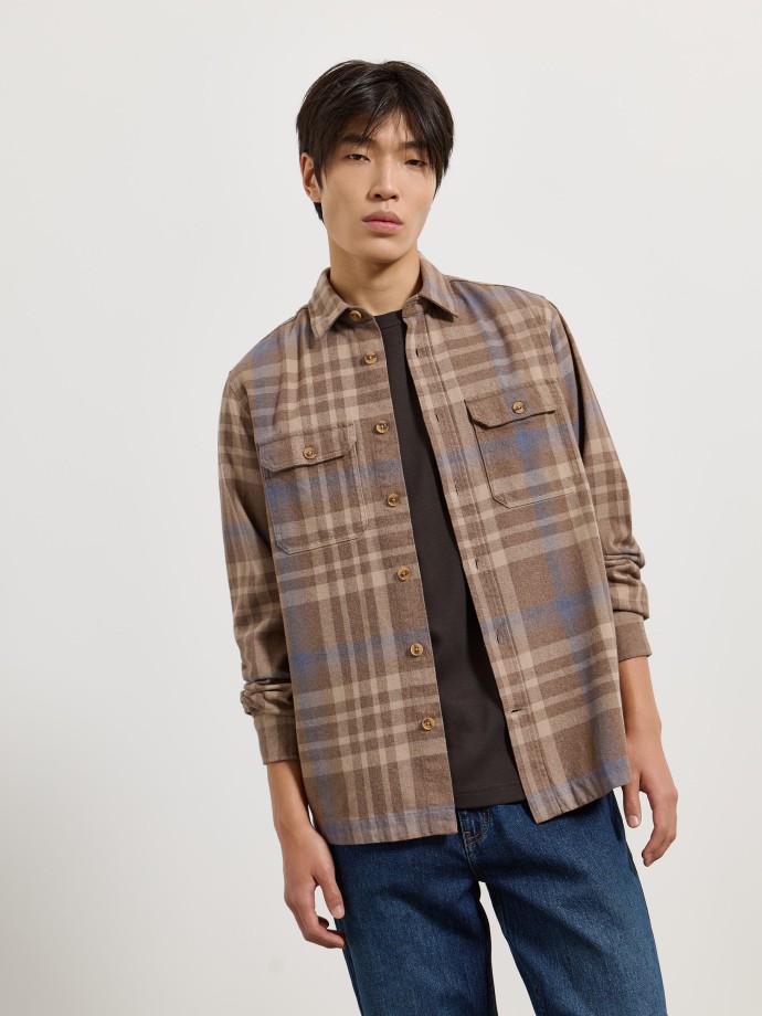 Camisa de flanela xadrez