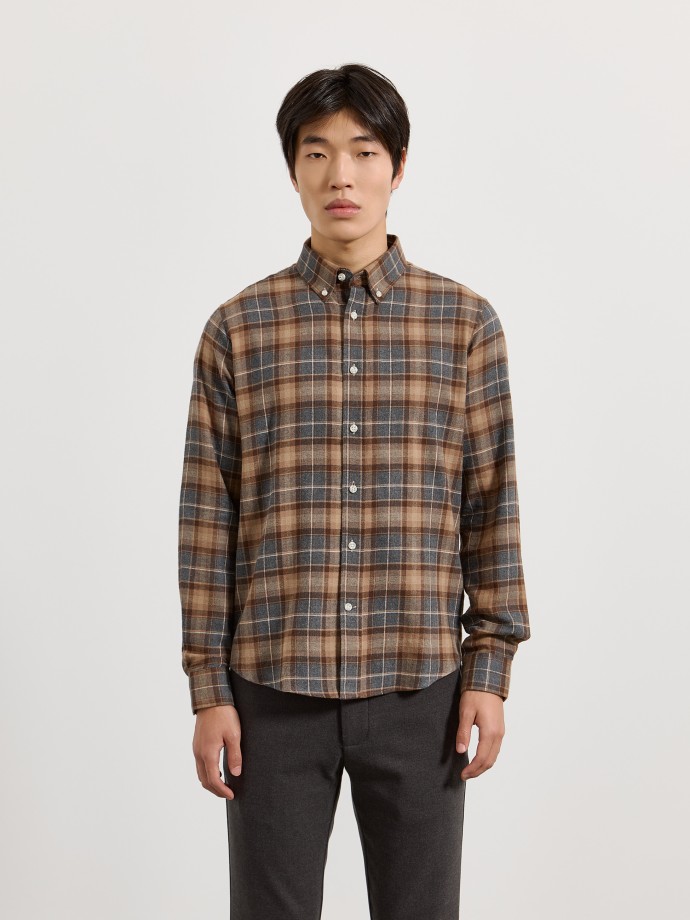 Camisa de flanela xadrez