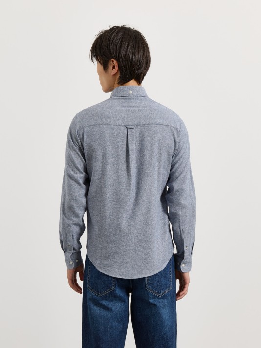 Camisa de flanela com bolso Camisa de flanela com bolso