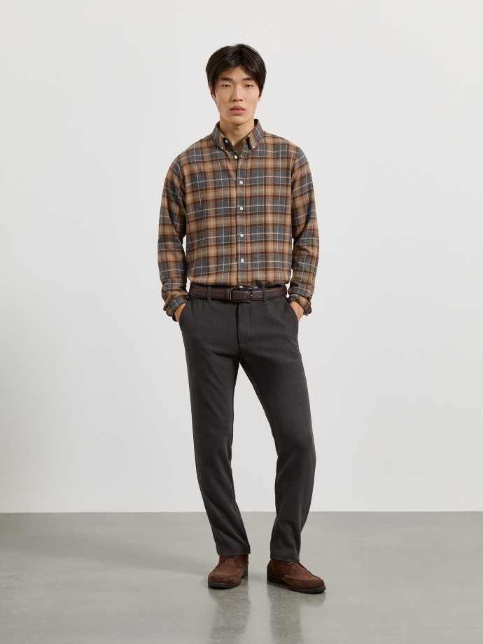 Camisa de flanela xadrez