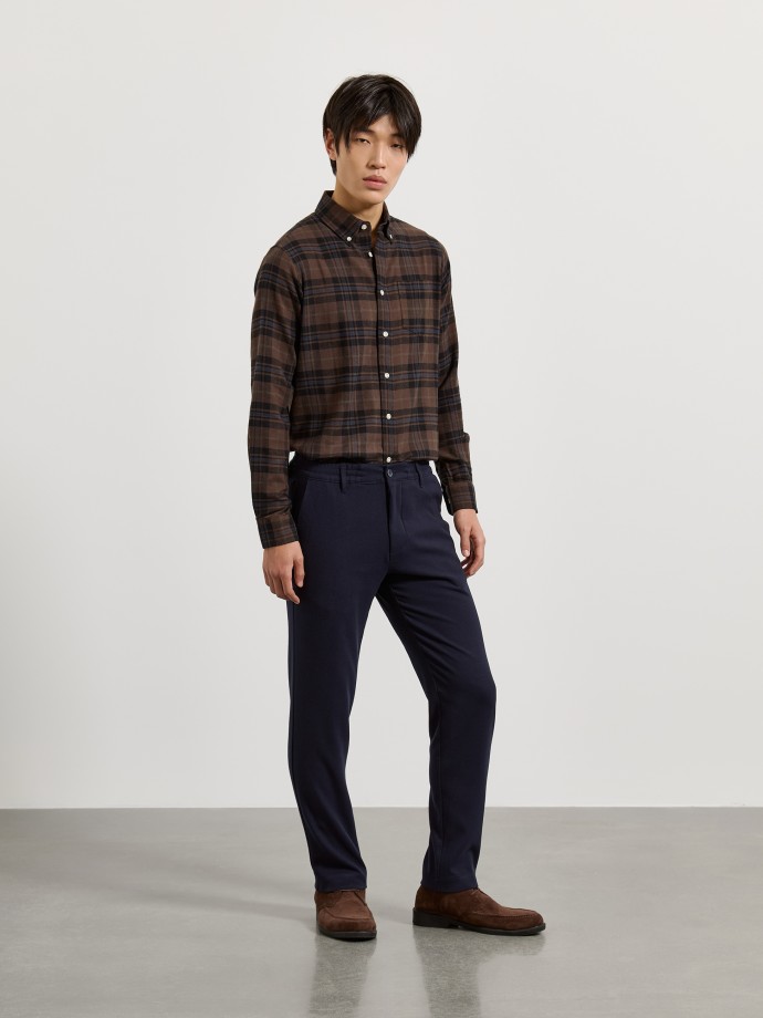 Cal�as de sarja slim fit