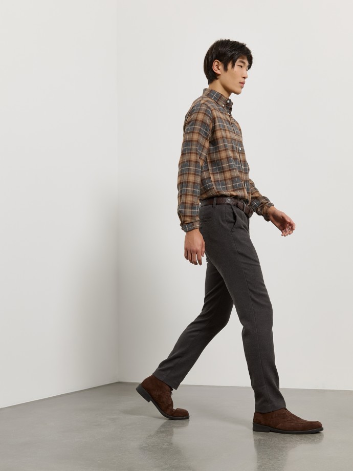 Cal�as de sarja slim fit