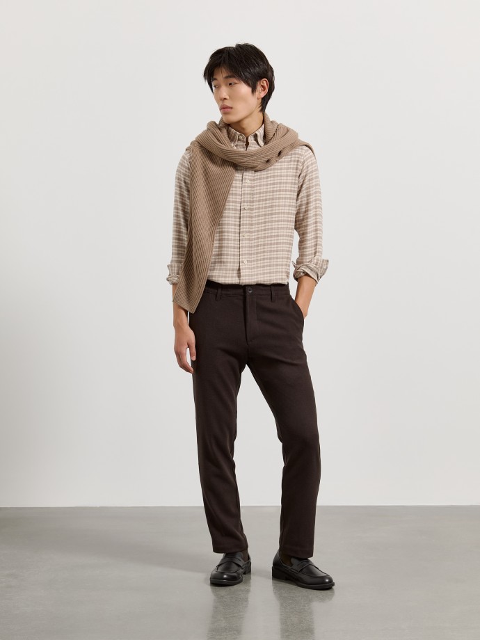 Cal�as de sarja slim fit