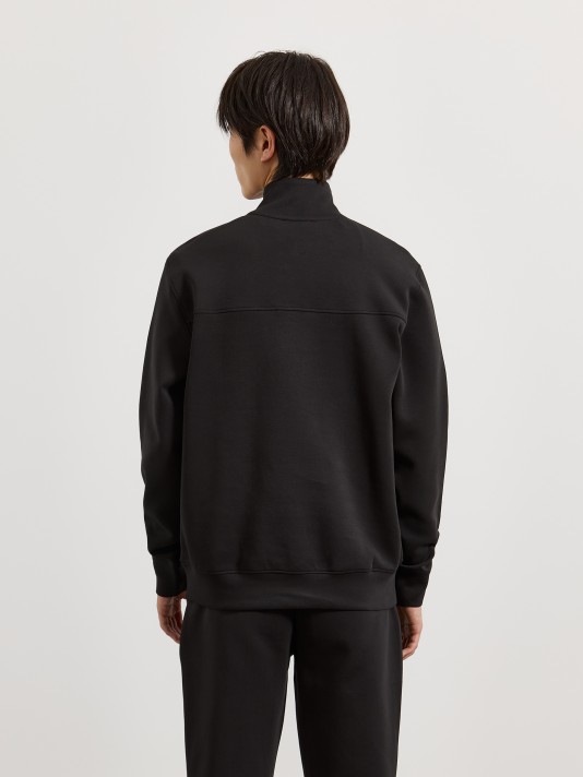 Sweatshirt com gola de fecho Sweatshirt com gola de fecho