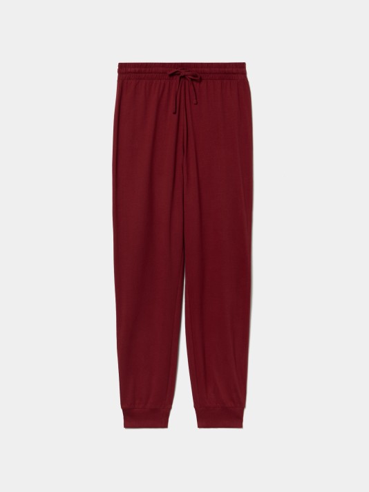 Cal�as de pijama com cord�o