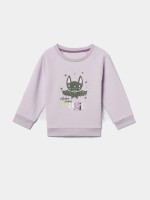 Sweatshirt com tule e brilhantes Sweatshirt com tule e brilhantes