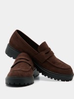 Brown moccasins