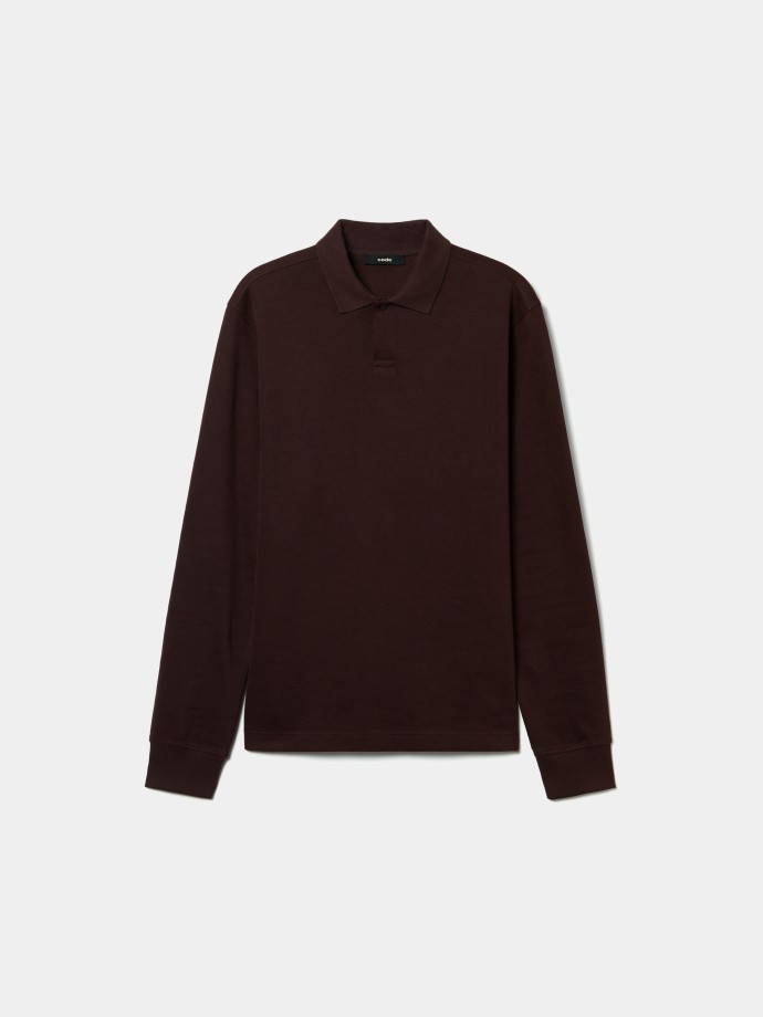 Polo de manga comprida