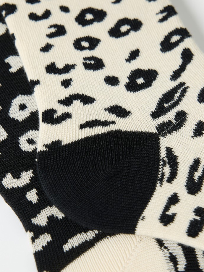Pack de 2 meias animal print