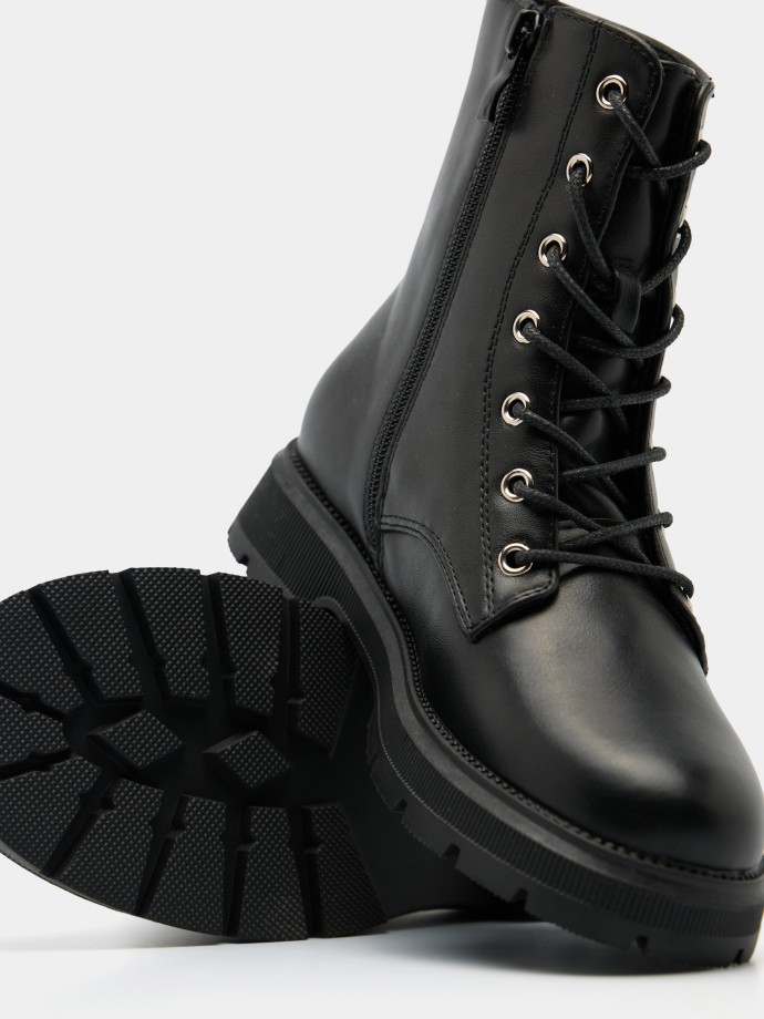Black knee-high boots Black knee-high boots