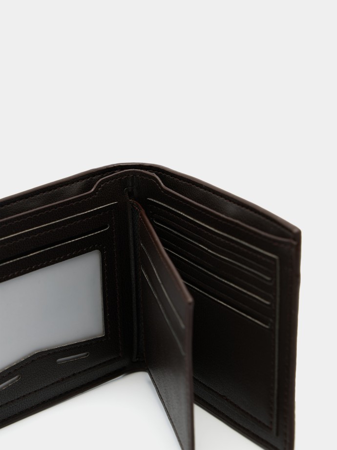 Wallet in dark brown