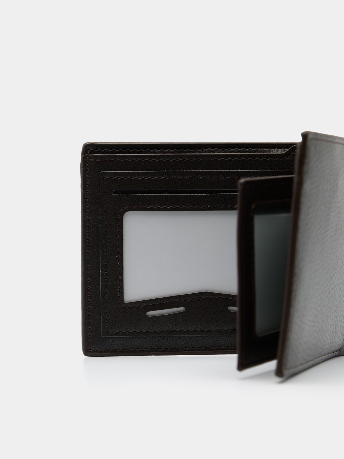 Wallet in dark brown