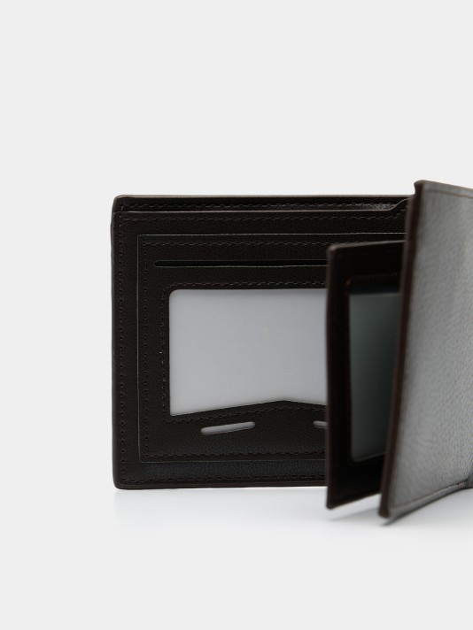 Wallet in dark brown Wallet in dark brown