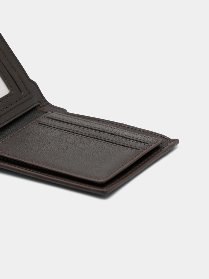 Wallet in dark brown
