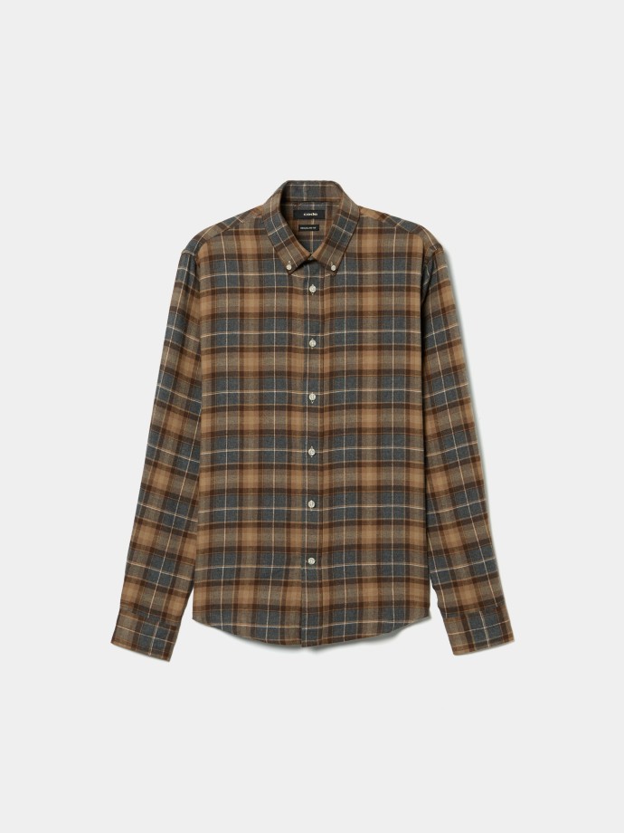 Camisa de flanela xadrez