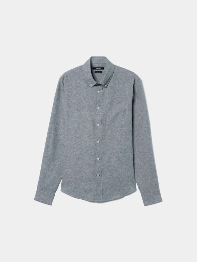 Camisa de flanela com bolso