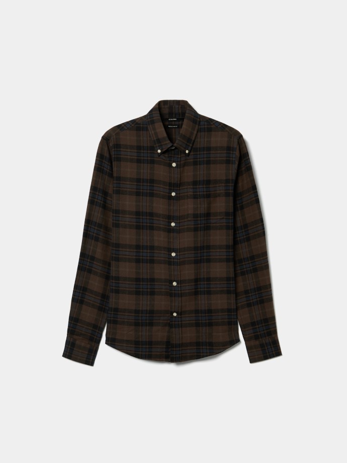 Camisa xadrez com bolso