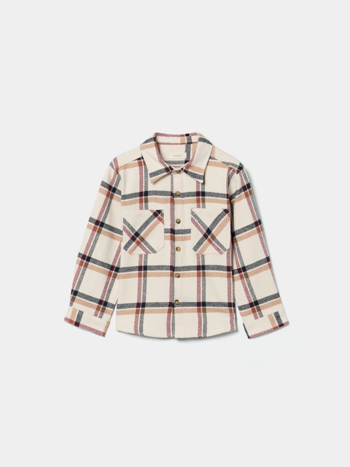Sobrecamisa aos quadrados Sobrecamisa aos quadrados