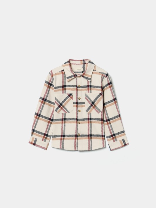 Sobrecamisa aos quadrados Sobrecamisa aos quadrados