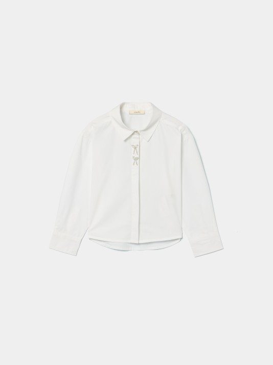 Camisa com laços brilhantes Camisa com laços brilhantes