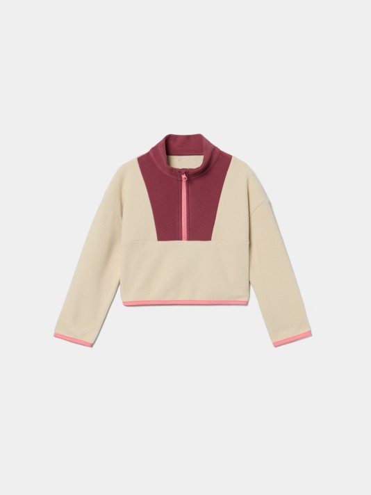 Camisola polar com fecho Camisola polar com fecho