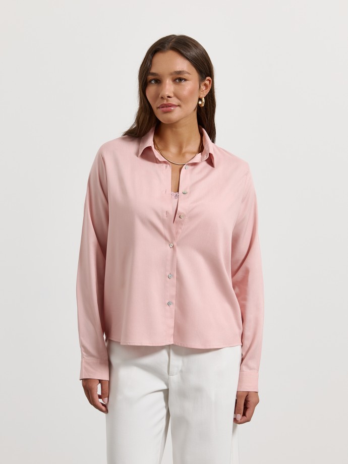 Camisa com top de renda