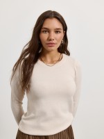 Camisola de malha com contraste