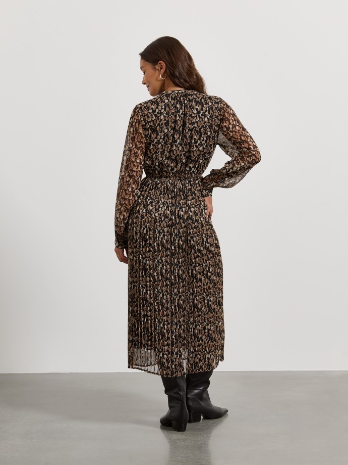 Vestido plissado